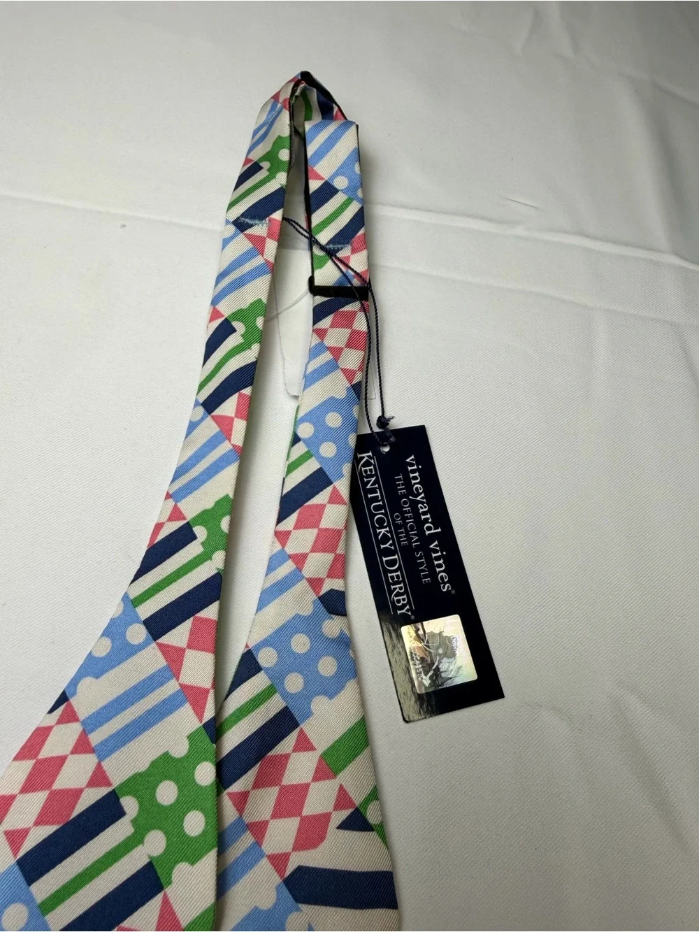 Vineyard Vines Multicolor Patterned Kentucky Derby Styled Bow Tie